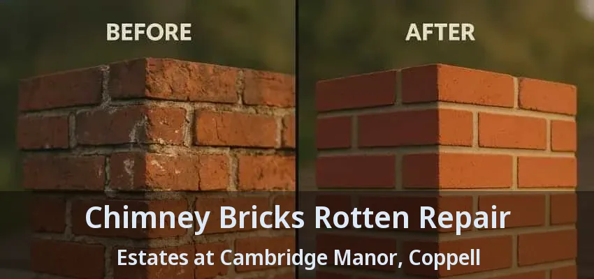 Chimney Bricks Rotten Repair Estates at Cambridge Manor, Coppell - TX