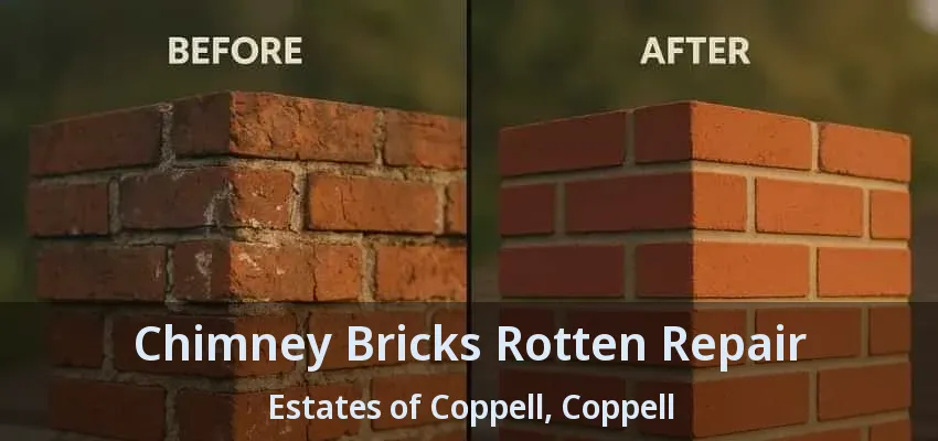 Chimney Bricks Rotten Repair Estates of Coppell, Coppell - TX
