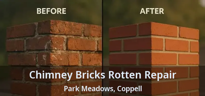 Chimney Bricks Rotten Repair Park Meadows, Coppell - TX