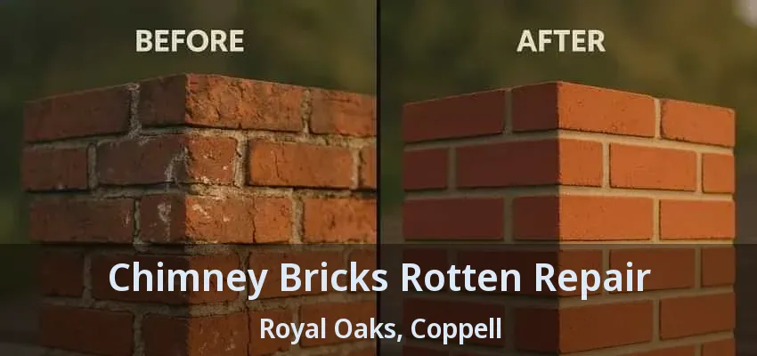 Chimney Bricks Rotten Repair Royal Oaks, Coppell - TX