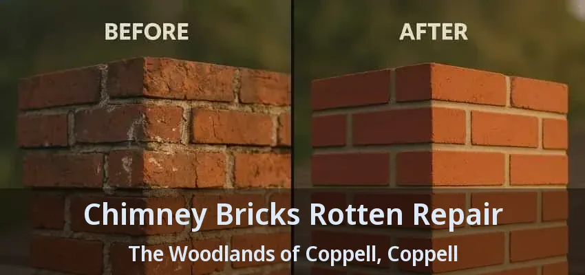 Chimney Bricks Rotten Repair The Woodlands of Coppell, Coppell - TX