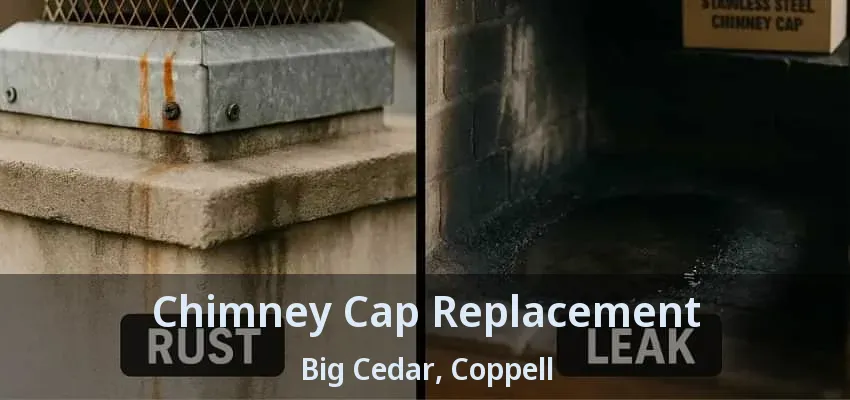 Chimney Cap Replacement Big Cedar, Coppell - TX