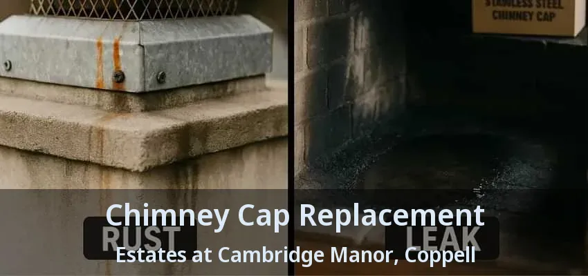 Chimney Cap Replacement Estates at Cambridge Manor, Coppell - TX