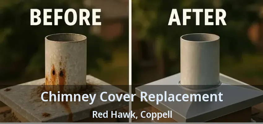 Chimney Cover Replacement Red Hawk, Coppell - TX