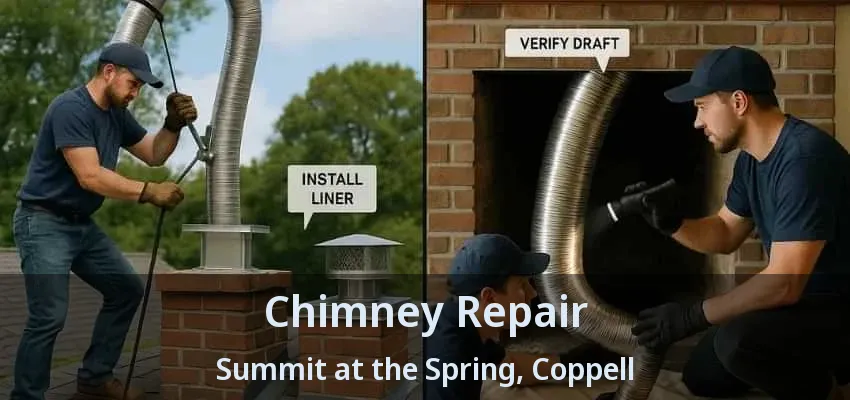 Chimney Repair Summit at the Spring, Coppell - TX