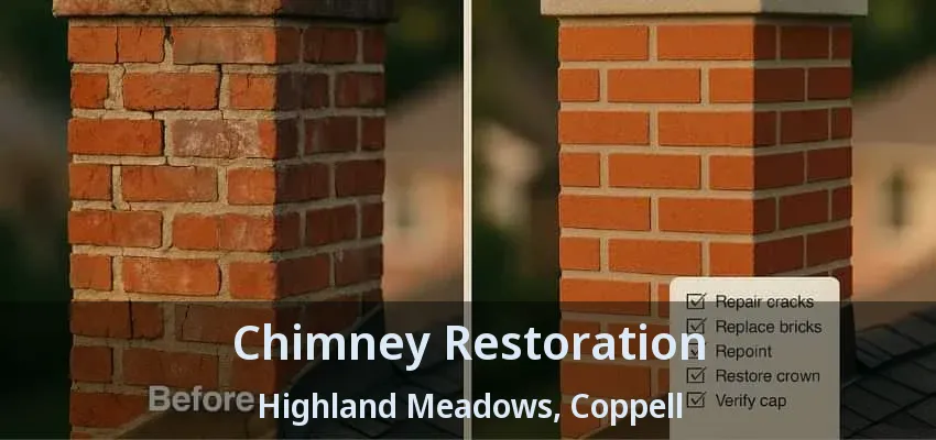 Chimney Restoration Highland Meadows, Coppell - TX
