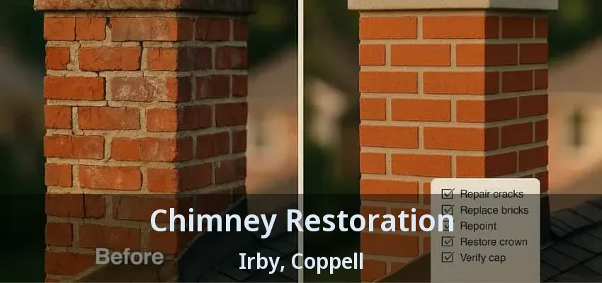 Chimney Restoration Irby, Coppell - TX