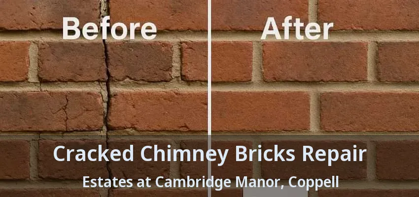 Cracked Chimney Bricks Repair Estates at Cambridge Manor, Coppell - TX