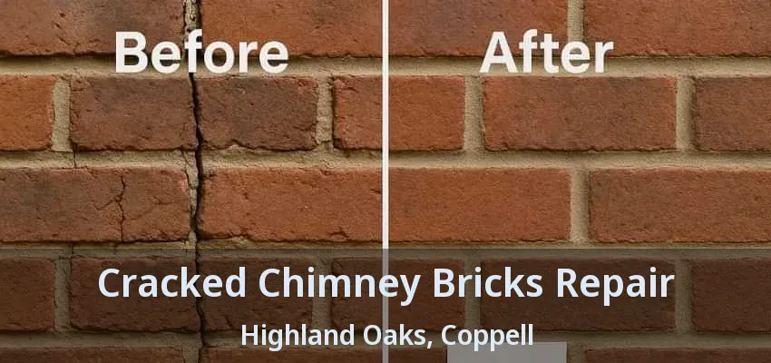 Cracked Chimney Bricks Repair Highland Oaks, Coppell - TX