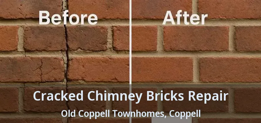 Cracked Chimney Bricks Repair Old Coppell Townhomes, Coppell - TX