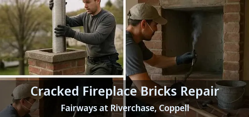 Cracked Fireplace Bricks Repair Fairways at Riverchase, Coppell - TX