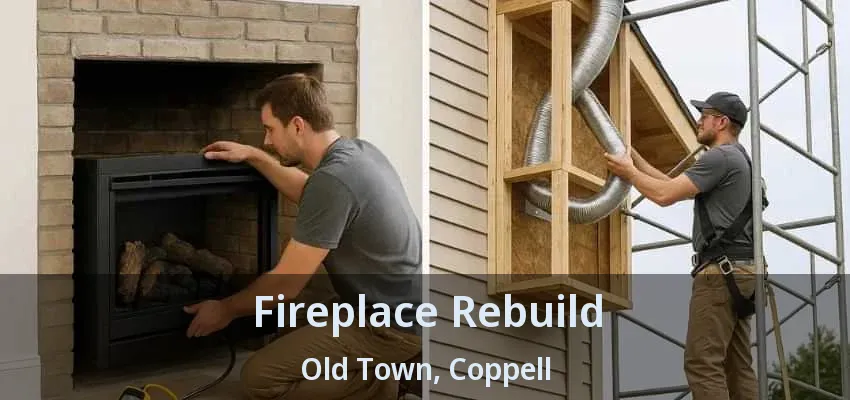 Fireplace Rebuild Old Town, Coppell - TX