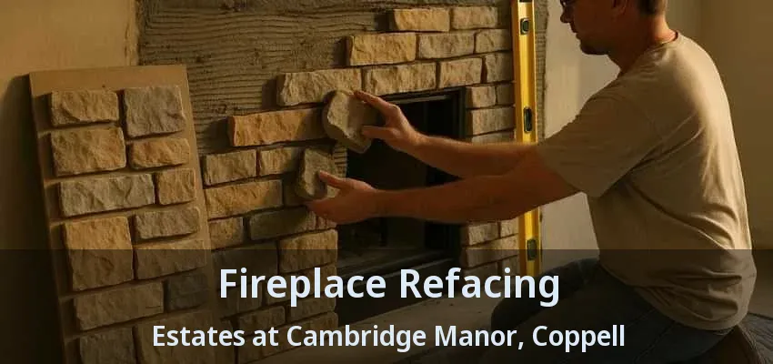 Fireplace Refacing Estates at Cambridge Manor, Coppell - TX