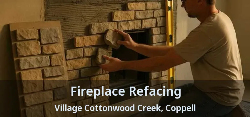 Fireplace Refacing Village Cottonwood Creek, Coppell - TX
