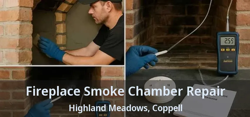 Fireplace Smoke Chamber Repair Highland Meadows, Coppell - TX