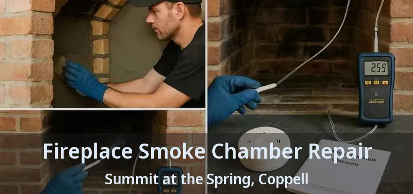 Fireplace Smoke Chamber Repair Summit at the Spring, Coppell - TX