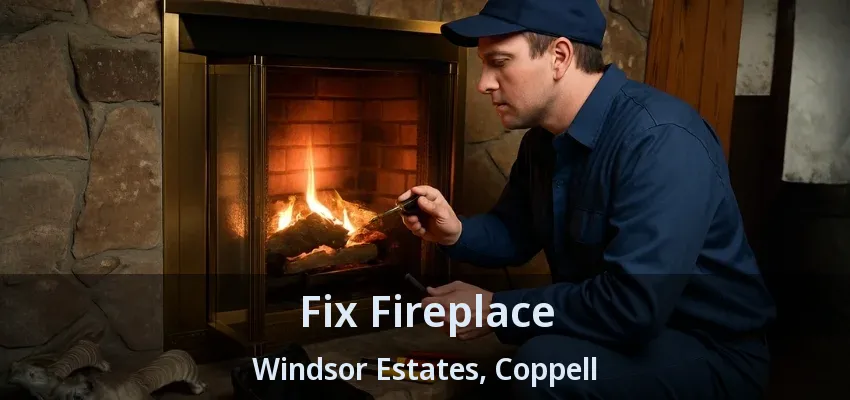 Fix Fireplace Windsor Estates, Coppell - TX