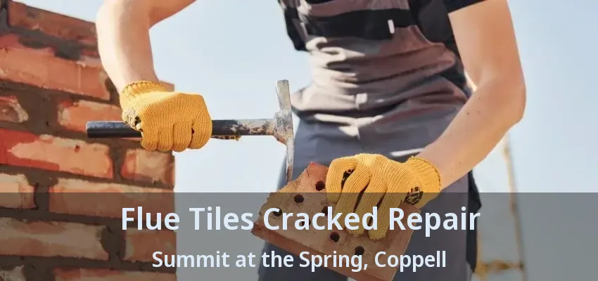 Flue Tiles Cracked Repair Summit at the Spring, Coppell - TX