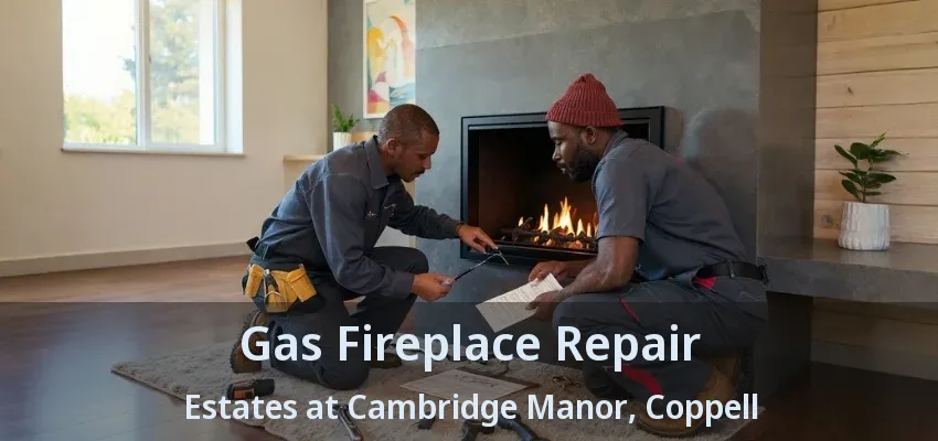 Gas Fireplace Repair Estates at Cambridge Manor, Coppell - TX