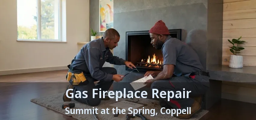Gas Fireplace Repair Summit at the Spring, Coppell - TX