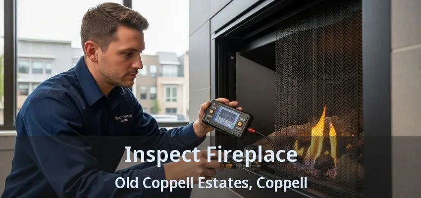 Inspect Fireplace Old Coppell Estates, Coppell - TX