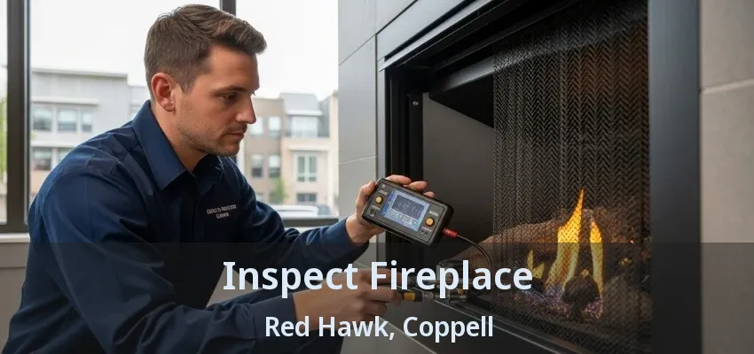 Inspect Fireplace Red Hawk, Coppell - TX