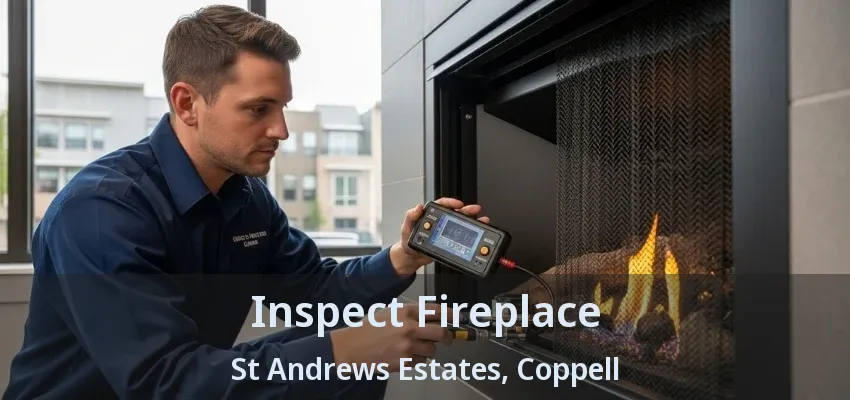 Inspect Fireplace St Andrews Estates, Coppell - TX