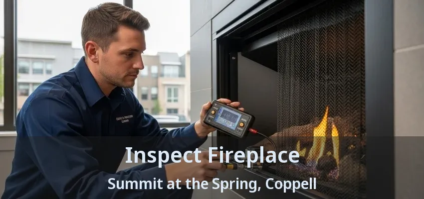 Inspect Fireplace Summit at the Spring, Coppell - TX