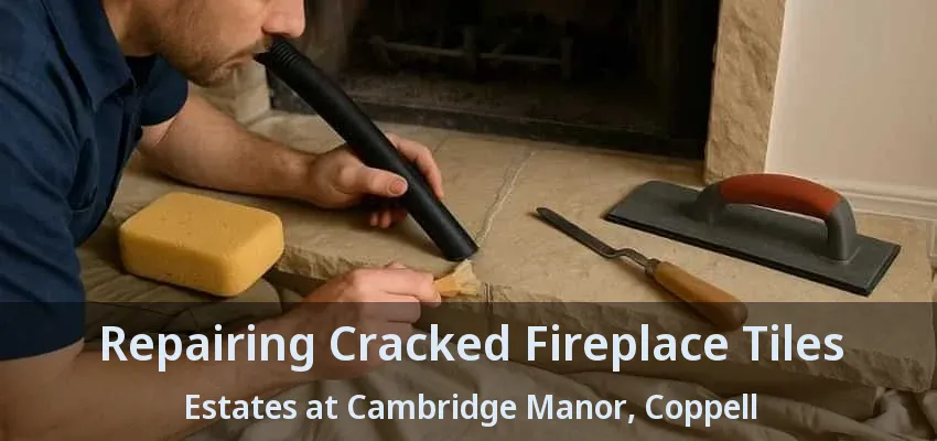 Repairing Cracked Fireplace Tiles Estates at Cambridge Manor, Coppell - TX