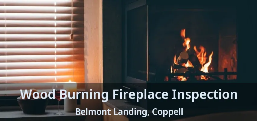 Wood Burning Fireplace Inspection Belmont Landing, Coppell - TX