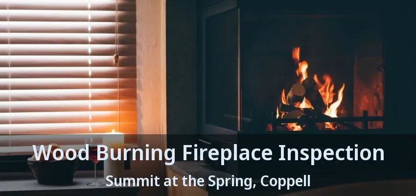 Wood Burning Fireplace Inspection Summit at the Spring, Coppell - TX