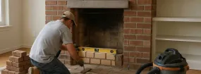 Fireplace Rebuild Ashton Ridge, Coppell