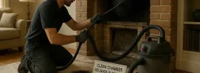 Fireplace Smoke Chamber Repair Summit at the Spring, Coppell